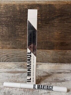 IL MAKIAGE White Barrel Liquid Eyeliner with Black Tip